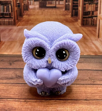 Owl with the heart