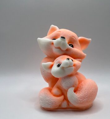 Mama & Cub Foxes – The Adorable Soap Duo